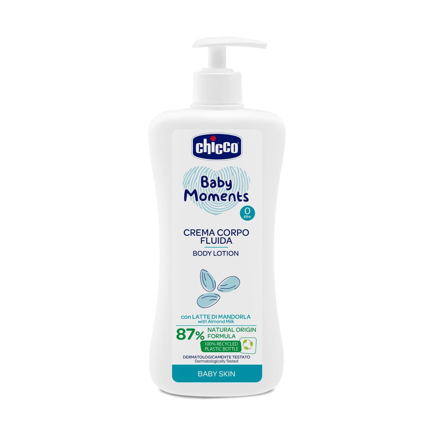 Дитячий лосьйон для тіла Chicco Body Lotion без парабенів, 500 мл